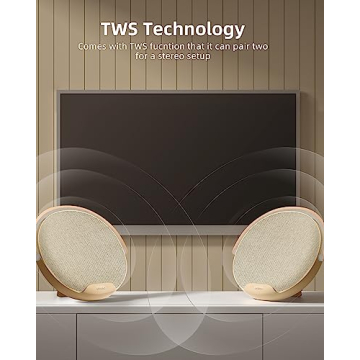 EZVALO Bedside Lamp with Wireless Charger & Speaker