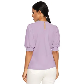 Elegant SheIn Puff Sleeve Blouse for Summer Looks