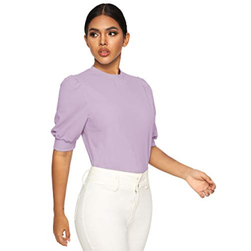 Elegant SheIn Puff Sleeve Blouse for Summer Looks