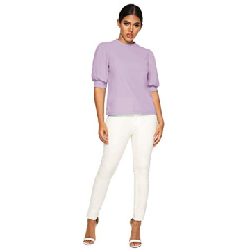 Elegant SheIn Puff Sleeve Blouse for Summer Looks