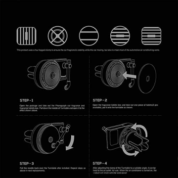 Cute Retro Record Player Air Freshener for Cars