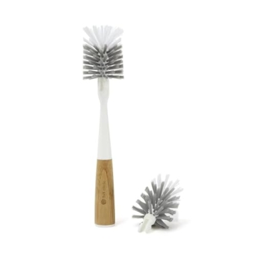 Sustainable Full Circle Bottle Brush with Bamboo Handle