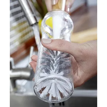 Sustainable Full Circle Bottle Brush with Bamboo Handle