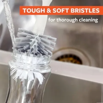 Sustainable Full Circle Bottle Brush with Bamboo Handle