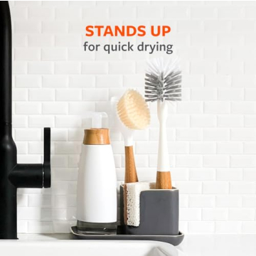 Sustainable Full Circle Bottle Brush with Bamboo Handle