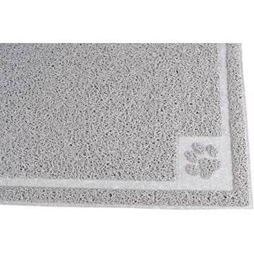 Darkyazi Pet Feeding Mat Large for Dogs and Cats,24"×36" Flexible and Easy to Clean Feeding Mat,Best for Non Slip Waterproof Feeding Mat (Gray Sand)