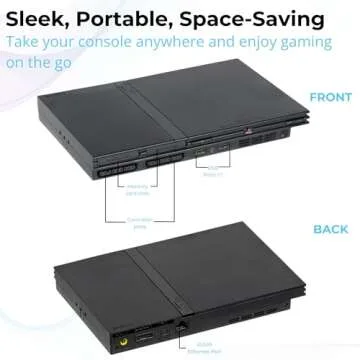 Digital Dynasty Black PS2 Console with Warranty and Extras