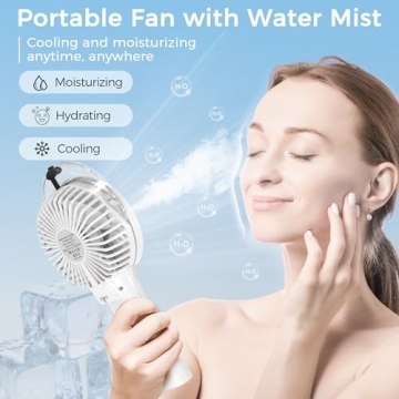COMLIFE Handheld Misting Fan for Summer Relief