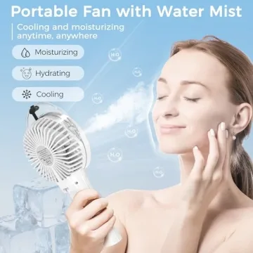 COMLIFE Handheld Misting Fan for Summer Relief