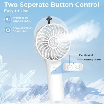 COMLIFE Handheld Misting Fan for Summer Relief