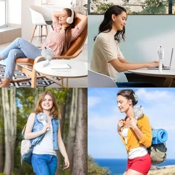 COMLIFE Handheld Misting Fan for Summer Relief