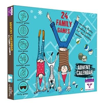 FAMILY GAMES Advent Calendar - 24 Fun Activities for Kids