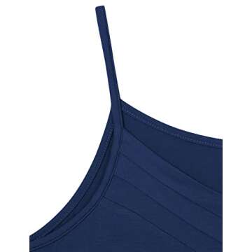 Viracy V Camisole for Women Girls Ruched A Line Cami Plus Size Swing Summer Tank Tops Junior Sleeveless Gorgeous Fashion Popular Blouse 3XL