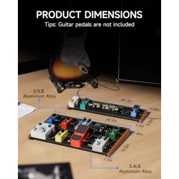 Donner DB-P100 Guitar Pedal Board - Lightweight & Portable