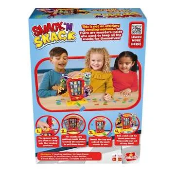 Goliath Smack 'N Snack Game - Collect Snacks from Vending Machine Before Monsters Attack! - Ages 4 and Up, 2-4 Players