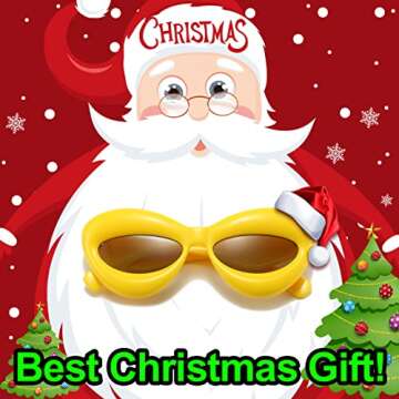 SeeBand Fashion Inflated Cat-eye Sunglasses for Women Oversized Thick Frame Sexy Lip Sun Glasses Trendy Designer Style (Yellow)