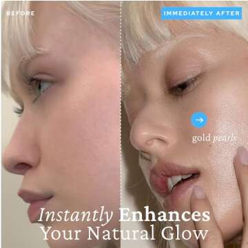 belif Super Drops Niacinamide Vitamin C Golden Glow Serum, 2-in-1 Hydrating Makeup Primer,lluminator and Highlighter to Blur Pores & Even Skin Texture, PHA, Korean Skin Care