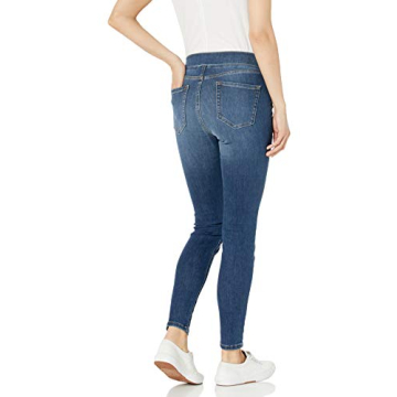 Amazon Essentials Women's Mid-Rise Stretch Pull-On Jegging – Classic Denim Comfort
