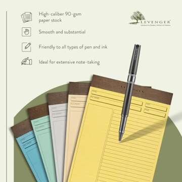 Levenger Annotation Notepads Pack - Premium Ruled Notebooks
