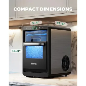 Silonn Nugget Ice Maker - 44 lbs Fast Production