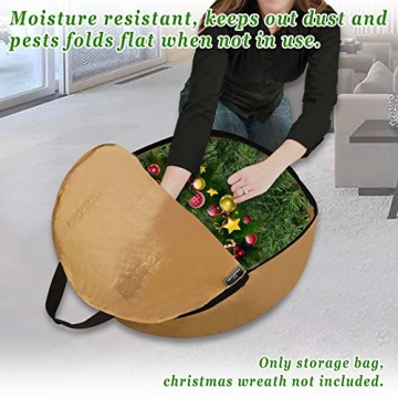 Strong Camel 24-Inch Heavy Duty Wreath Storage Bag