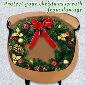 Strong Camel 24-Inch Heavy Duty Wreath Storage Bag