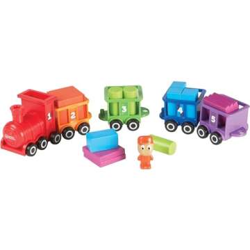 Learning Resources Count & Color Choo Choo, Interactive Train Learning Toy, 21 Pieces, Ages 2+
