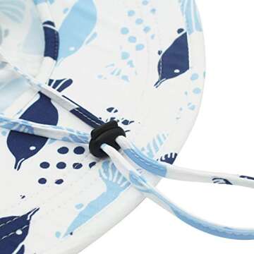 Connectyle Boys Girls UPF 50+ Sun Hat with Flap Kids UV Sun Protection Hat Summer Beach Sun Hat