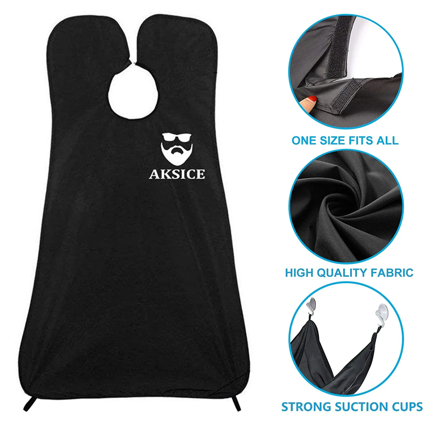 Beard Bib Apron for Easy Shaving - Waterproof and Non-Stick
