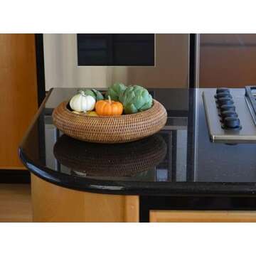 KOUBOO La Jolla Rattan Fruit Bowl for Elegant Decor