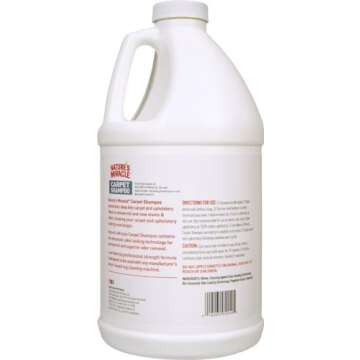 Nature’s Miracle Carpet Shampoo, Deep-Cleaning Pet Stain And Odor Remover, 64 Ounces