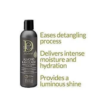 Design Essentials Moisturizing and Detangling Conditioner Almond and Avocado Collection, 8 Ounces