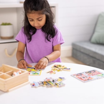 4-in-1 Wooden Vehicle Puzzles - Melissa & Doug
