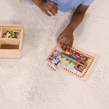 4-in-1 Wooden Vehicle Puzzles - Melissa & Doug