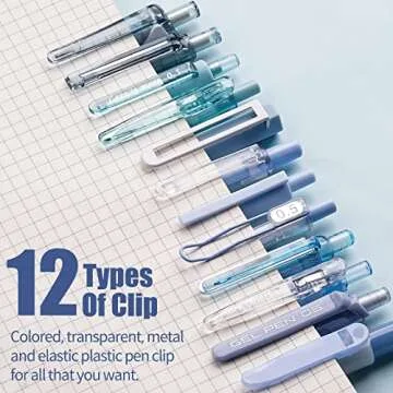 Four Candies 12Pack Pastel Gel Ink Pen Set for Stylish Writing