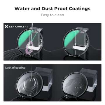 K&F Concept 67mm Black Diffusion Filter for Stunning Visuals