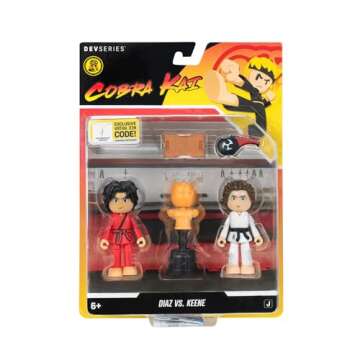 DevSeries Cobra Kai: Diaz vs Keene Game Pack with Action Figures & Accessories