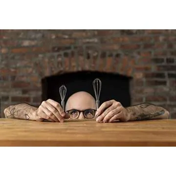 Babish 2-Piece (5” and 7”) Stainless Steel Tiny Whisk Set