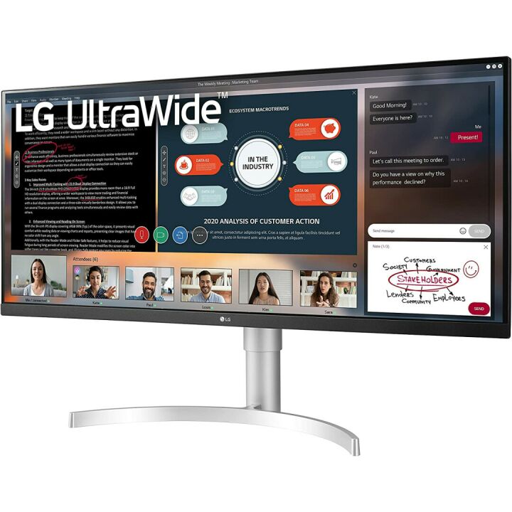 LG 34WN650 W 34" UltraWide DisplayHDR Monitor