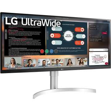LG 34WN650 W 34" UltraWide DisplayHDR Monitor