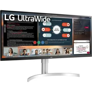 LG 34WN650 W 34" UltraWide DisplayHDR Monitor