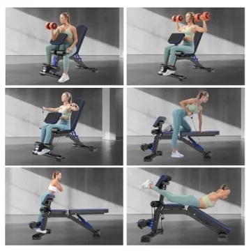 TXMO Adjustable Weight Bench for Home Workouts