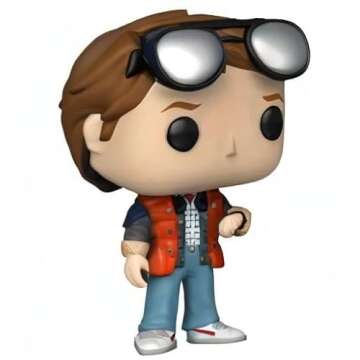 Funko 48907 Pop! Movies: Back to The Future - Marty Vinyl Figure - 9 cm Exclusive