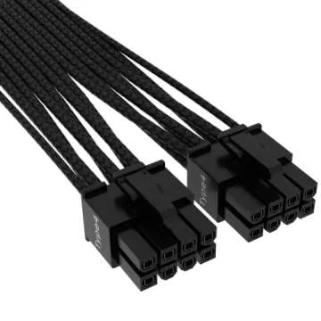 Corsair Premium 600W PCIe 5.0 12VHPWR PSU Cable - Reliable Power for Gaming Rigs