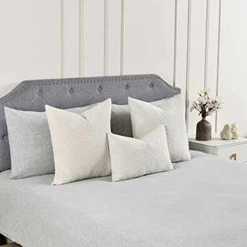 Stylish Sunkifover Textured Boucle Pillow Cover 12x20