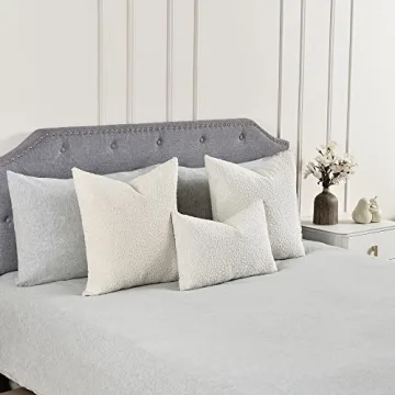 Stylish Sunkifover Textured Boucle Pillow Cover 12x20