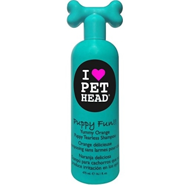 Pet Head Tearless Puppy Shampoo in Yummy Orange for Bathing