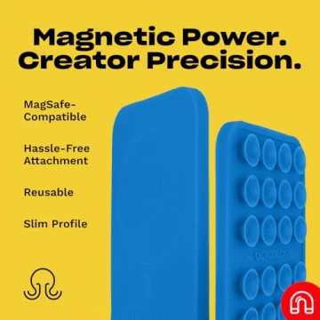 OCTOBUDDY Magnet - Dual Magnetic & Suction Phone Mount