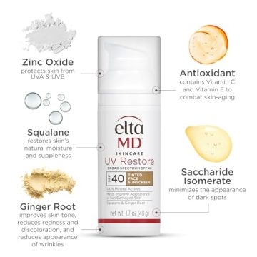EltaMD UV Restore Tinted Face Sunscreen, SPF 40
