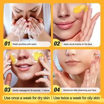 Organic Vitamin C Turmeric Face Scrub for Radiant Skin